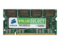 Corsair 512MB DDR SDRAM SO-DIMMs (VS512SDS333)